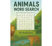 Animals Word Search Puzzle Book: 55 Easy to Read Word Search Puzzles about Animals, Zoo's and more | 6x9 inches, 110 Pages | Perfect as a Christmas or ... gift or even just as a gift for yourself.