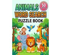 Animals Word Search Puzzle Book: Fun Animal Puzzles for Kids & Adults