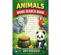Animals Word Search Puzzle Book: Fun, Relaxing, and Brain-Boosting Animal Word Find Puzzles for Kids, Teens, Adults, and Seniors, Featuring ... Reading, Educational Vocabulary Practice