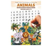 Animals Word Search Puzzle Book: Word Search With Easy to Read Print About Animals, Jungle, Sea and More | 6x9 inches, 64 pages | 32 puzzles | Great for gift, vacation, free time