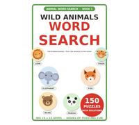 Animals Word Search Puzzle Book: Word Searches with Easy to Read Print about Animals, Dogs, Cats and More | 6x9 inches, 190 pages | 150+ Puzzles ... Gift for Vacations, Holidays