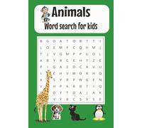 Animals Word Search Puzzle Book: Word Searches with Easy to Read Print about Animals , Domestic and Wild Animals I 6x9 inches, 60 pages, I 30 puzzle...Gift for Vacations, Holidays and Free Time