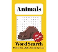 Animals Word Search Puzzle Book: Word Searches with Easy to Read Print about Animals, Nature and more | 6x9 inches, 110 pages | 50+ Puzzles... Gift for Vacations, Holiday and Leisure Time
