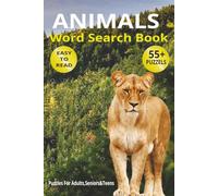 Animals Word Search Puzzle Book: Word Searches with Easy to Read Print about Animals ,Wild Animals&Farm Animals and More | 6x9 inches15.24 x 22.86 ... for Holidays, Vacations and Relaxation