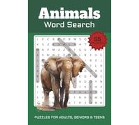 Animals Word Search Puzzle Book: Word Searches With Easy To Read Print About Animals, Wild Animals, Nature, Home Animals And More I 6x9 inches, 110 Pages I ... Holidays, Relaxation or Fun times