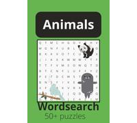 Animals Word Search Puzzle Book: Word Searches with Easy to Read Print about Animals, Zoo Animals, Pets, and More ( 6x9 inches, 110 pages ) 50+ puzzles... Gift for Free Time, Vacations, and Kids
