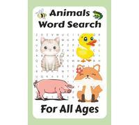 Animals Word Search: Word Search: Puzzles with Easy to Read Print that are fun and simple | 6x9 inches, 110 pages | 50+ puzzles by ZA Ashworth