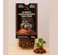 ANIMALUJOS - Alpha Spirit Snack Natural Perro 6 Cajitas 80 g | Premio para Perros | Golosinas Blandas Sin Cereales | Atún o Ternera | Snack Alta Proteína y Saludable (6 Unidades, Ternera)