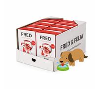 ANIMALUJOS - Batidos con trozos para Perros Pollo y Ternera - Pack de 10 Unidades o Mix 5+5 - TETRABRICK de 200 gr Cada una - Fred&Felia (Pack 10 Unidades, Ternera con Escaramujo)