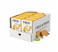 ANIMALUJOS - Batidos con trozos para Perros Pollo y Ternera - Pack de 10 Unidades o Mix 5+5 - TETRABRICK de 200 gr Cada una - Fred&Felia (Pack 10 Unidades, Pollo con Cúrcuma)
