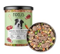 ANIMALUJOS - Comida Cocinada Natural para Perros Sensibles - Caballo con Chirivía Zanahoria y Brócoli - 6x400g - Monoproteica y Sin Cereales - Fidelis