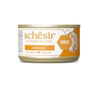 ANIMALUJOS Latas para Gatos Schesir Multipack 3×80 g - Comida Húmeda en Caldo con Trocitos - Variantes Gastro, Diabetic, Urinary y Weight Control (3, Urinary)