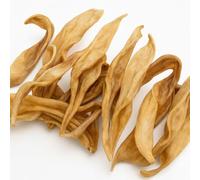 ANIMALUJOS - Orejas de Conejo Naturales con Pelo, Sin Pelo y Rellenas de Cordero para Perros | Snack Natural | 100% Natural (12 Unidades, Oreja Conejo sin Pelo)