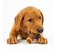 ANIMALUJOS - Pack 5 Costillas o Tuétano Ternera Recubierta Pulmón | Snack Natural Perros | Bajo en Grasa, Rico Proteína, Limpieza Dental, Duradero (5 Unidades, Hueso Ternera Recubierto Pulmón)