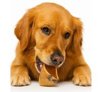 ANIMALUJOS - Pezuñas Naturales Ternera para Perros Pack 10 Uds Snack Duradero Masticable | con o Sin Relleno de Paté | Chuche Saludable, Limpieza Dental y Antiestrés (10 Unidades, Pezuña Ternera)