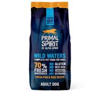 ANIMALUJOS - Primal Wild Waters Pienso Semihúmedo para Perro Adulto con Pescado Fresco Digestión Sensible Alta Palatabilidad Snack Incluido - Alpha Spirit (Saco 12 Kg, Wild Waters)