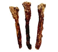 ANIMALUJOS - Snack Natural Deshidratado para Perros Traquea de Ternera XL - 3 Unidades | Complemento Saludable para Limpieza Dental, Masticación y Entretenimiento