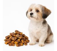ANIMALUJOS - Snacks Naturales para Perros | Cecina 100% Vacuno o Bocaditos de Pollo y Manzana | Crujientes, Saludables y Sin Cereales | Alta Proteína, 500 Gr (Bocados Pollo con Manzana 500Gr)