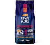 ANIMALUJOS - Wildnerdess Pienso Semihúmedo para Perro Adulto con Cerdo Pollo y Pescado Fresco Digestión Sensible Snack Incluido - Alpha Spirit (Saco de 12 kg, Wilderness)