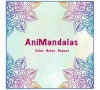 AniMandalas: An Adult Coloring Book (8.5 x 8.5 in) with a Mix of Animal and Botanical Mandalas for Stress Relief and Relaxation