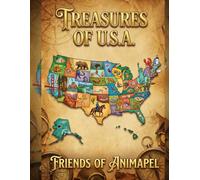 Animapel USA Adventure Coloring Book for Kids: A Fun A-Z Journey Through All 50 States | Educational Travel Activity Book for Kids Ages 4-8 | Learn ... Paper Adventures: Coloring the World)