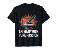 Animar Con Pura Pasión Animación Dibujar Boceto Animar Camiseta