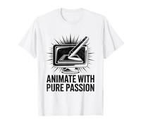 Animar Con Pura Pasión Animación Dibujar Boceto Animar Camiseta