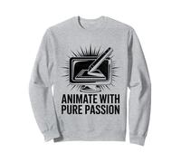 Animar Con Pura Pasión Animación Dibujar Boceto Animar Sudadera