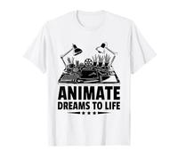 Animar Sueños A La Vida Animación Boceto Animar Narración De Historias Camiseta