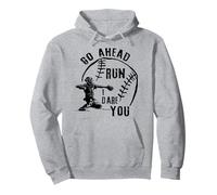 Anímate y Corre, te Reto al béisbol Sudadera con Capucha