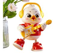 Animated Duck Figure, Musical Play Buddy, Interactive Sensory Game, Engaging Preschool Party Entertainment Toy, Fun Travel Home Playground Activity, Dancing Gear for Kids, Boys, 15 x 10,8 x 20,7 cm