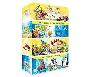 Animation pour les tout-petits - Coffret 4 films : Bamse au pays des voleurs + La Course du siècle + Tap Tap Pingouin + Les Fabuleuses aventures de Dany le Dauphin [Francia] [DVD]