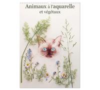 Animaux à l'aquarelle et végétaux (Calendrier mural 2027 DIN A3 horizontal), CALVENDO calendrier mensuel