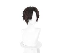 Anime 86 Eighty Six Shinei Nouzen Cosplay Wig Short Brown Hair Eightysix Heat Resistant Fiber Hair + Wig Cap Halloween Men