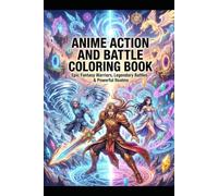 Anime action and battle coloring book: Anime ninja coloring book (Anime coloring book vol.1)