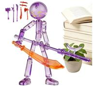 Anime Action Figure, Multi-Joint Collectible Statue, Assembly Set with Fighting Tools, Display Model for Adults Girls Teens, Fan Souvenir, Statue Toy for Bedside Table Bookshelf Home Apartment