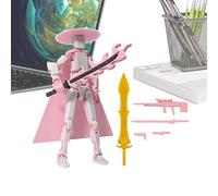 Anime Action Figures, Boys Play Set, Movable Joint Gear with Quick Pose, Compact Desktop Display with Easy Hold, Home Accessories for Christmas Birthday Kids Friends Collectible Shelf and Decoration