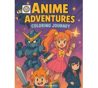 Anime Adventures: A coloring journey