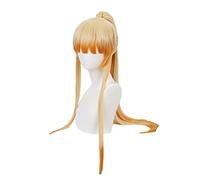 Anime Agatsuma Zenitsu Cosplay Wig Yellow Long Hair Sex Transfer Synthetic Hair + Wig Cap Party Role Play Girl
