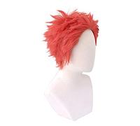 Anime Akaza Cosplay Wig Kimetsu no Yaiba Mugen Train Short Hair