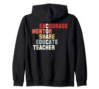 Anime al Mentor Compartir Educar al Maestro Coach Sudadera con Capucha