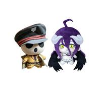 Anime Albedo - Llavero de peluche con figura de actor de Pandora, 10 cm | Colgante Albedo Merch, figura de vestido de Ooal, adornos coleccionables, mochila, decoración de coche, regalos
