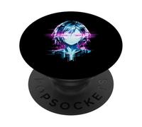 Anime Amante Gráfico Otaku Chica Japonesa Retro Manga Arte PopSockets PopGrip Adhesivo