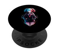 Anime Amante Gráfico Otaku Chica Japonesa Retro Manga Arte PopSockets PopGrip Adhesivo