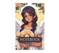 Anime Angel notebook: Book for School college and Office, 100 pages, Ruled, No margin, paperback, 6x9 size
