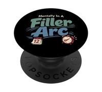 Anime Ansiedad Overthinking Weeb Kawaii Overthinker Merch PopSockets PopGrip Adhesivo