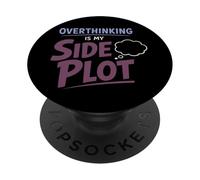 Anime Ansiedad Overthinking Weeb Kawaii Overthinker Merch PopSockets PopGrip Adhesivo