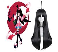 Anime Aotu World Cosplay Kalie Cosplay Pelucas de cosplay negras Peluca de fiesta de Navidad sintética resistente al calor de Halloween