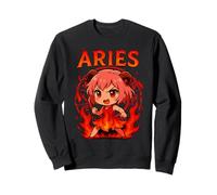 Anime Aries Demon Girl Fire Sudadera