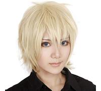 Anime Axis Powers Arthur Kirkland Short Cosplay Peluca Fibra resistente al calor Hairpiece Disfraz de fiesta de Halloween Pelucas